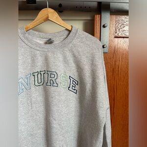 Gildan Gray Nurse Sweatshirt